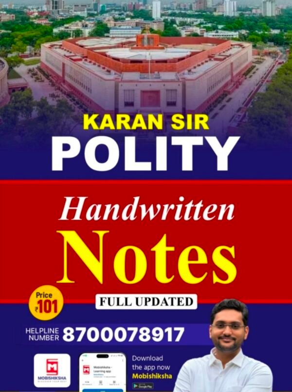 Karan Sir Polity Handwritten Notes – Complete & Updated