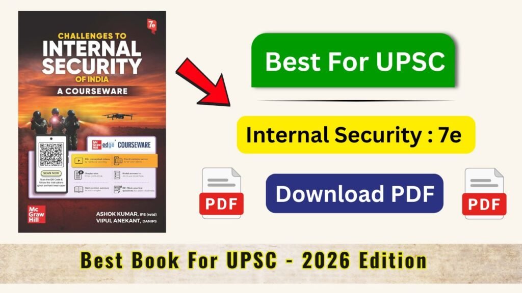 Internal Security of India Book 7e by Ashok Kumar 2026