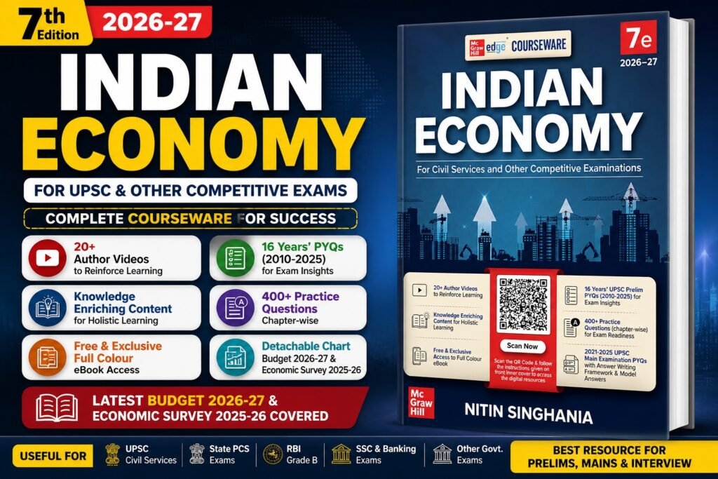Indian Economy 7th Edition (2026–27) by Nitin Singhania Book